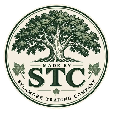 Made by STC — Sycamore Trading Company emblem